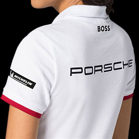 Porsche Polo Shirt Motorsport Boss White WAP431P0MS Women