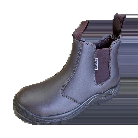 Pinnacle Austra Chelsea Boots Brown Steel Toe And Midsole Mh Consulting