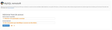 Liberar Remover Acesso Remoto Mysql Suporte Kangaroo Host