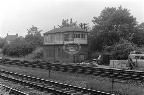 The Transport Library Br British Rail Signal Box At Cheam In