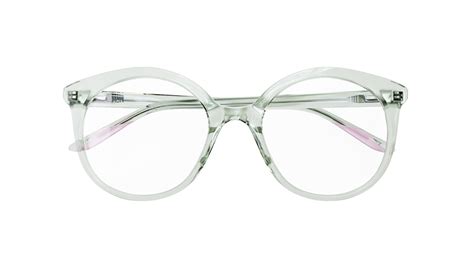 Florence By Mills Womens Glasses Fbm 08 Green Round Plastic Acetate