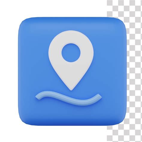 Premium PSD Maps 3d Icon