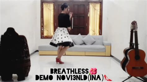 Breathless Line Dance Bp Suroto Ina B Mimin Ina Beginner Youtube