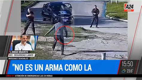 Por primera vez utilizaron un arma no letal para una detención YouTube