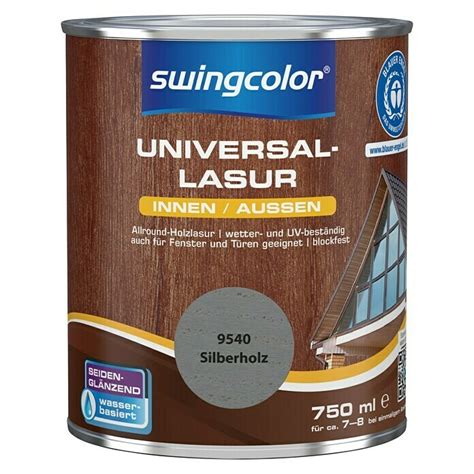 swingcolor Universal Lasur Silberholz 750 ml Seidenglänzend