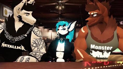 2 Buff Furrys Fuck A Lone Girl At Bar Pornhub