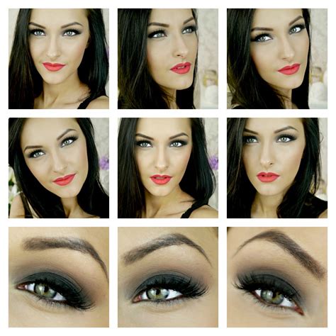 Pin Up Beauty: Makeup Tutorial ♡ Black Smokey Eye & Red Lips