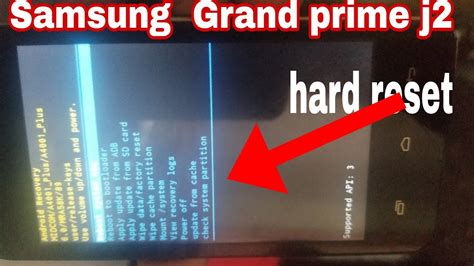 Samsung Grand Prime J2 Sm G532f Hard Reset Wipe Data Unlock Screen