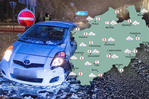 Glätte Alarm Wetter Experten warnen vor Gefahr auf NRW Straßen