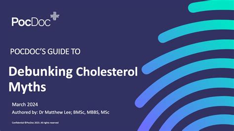 Cholesterol Confusion Cleared Pocdoc Debunking Cholesterol Myths Pocdoc