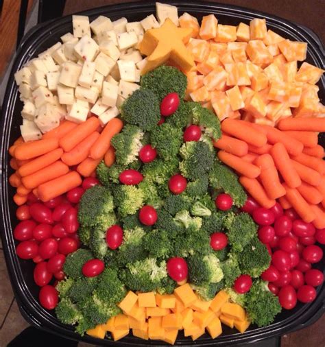 Christmas Tree Veggie Tray Recipe