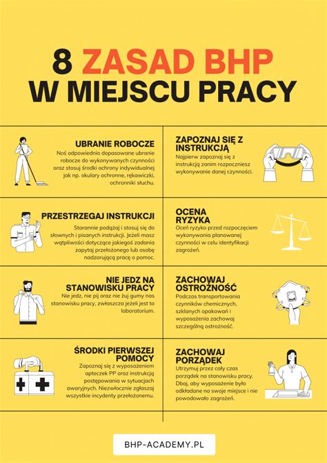 10 podstawowych zasad dotyczących bezpieczeństwa w miejscu pracy