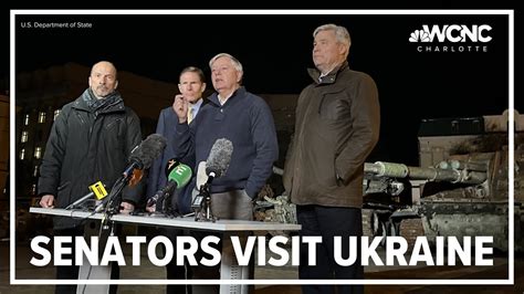 Sen Lindsey Graham Visits Ukraine Youtube