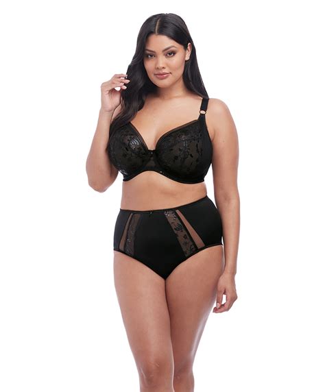 Culotte Haute Grande Taille Roxanne Noir Elomi El Blk