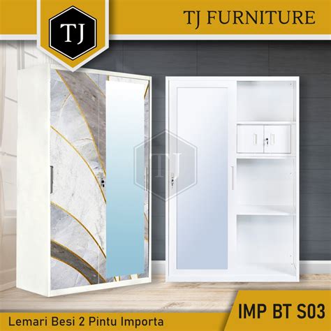 Jual Importa Lemari Pakaian Besi Lemari Baju Minimalis Pintu Sliding