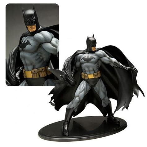 Batman Black Costume Artfx Statue Entertainment Earth