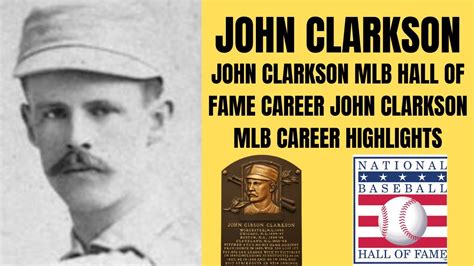 John Clarkson Mlb Hall Of Fame Career John Clarkson Mlb Career