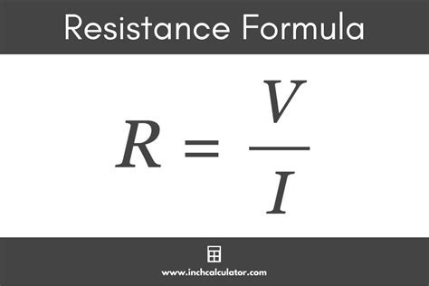 Electric Resistance Formula