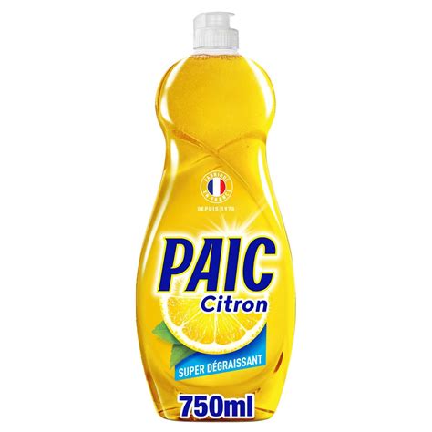 Liquide Vaiselle Citron Paic Liquide vaisselle Dégraissant Vaisselle