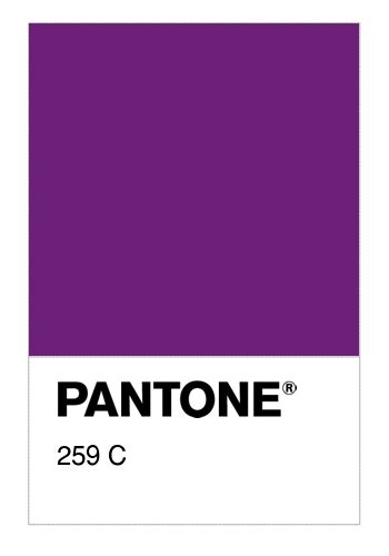 Colore Pantone® 259 C Numerosamenteit