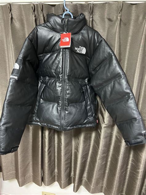 オンライン Supreme Supreme 17AW North Face Leather Nuptse Mの ノークレー