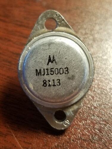 Motorola Power Transistor Mj15003 Npn 250w 20a 140v More Than 100