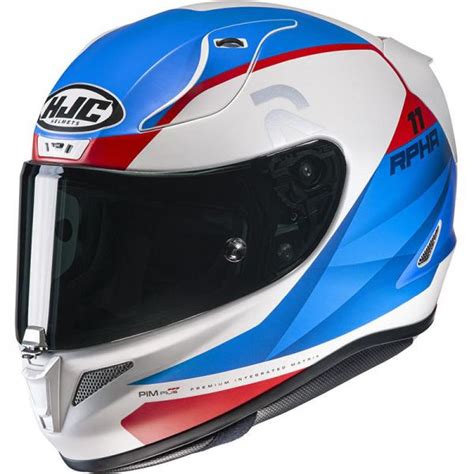 Casque Hjc Rpha Texen Mc Sf Blanc Rouge Bleu Au Meilleur Prix