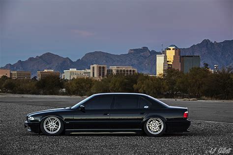 Online crop | HD wallpaper: black sedan, BMW, Boomer, e38, 750il ...