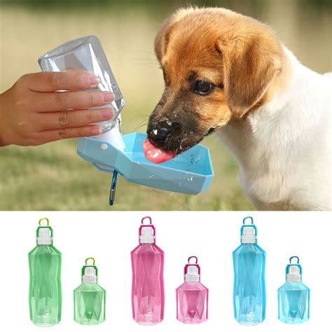 Portable Dog Water Bottle Cat Puppy Drinking Bottle Pet Dogs Water ...