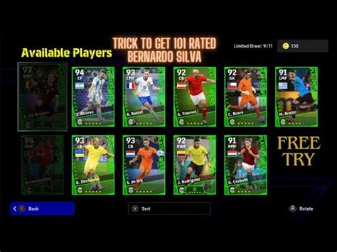 Trick To Get 101 Rated Bernardo Silva From Potw National Jun 27 24