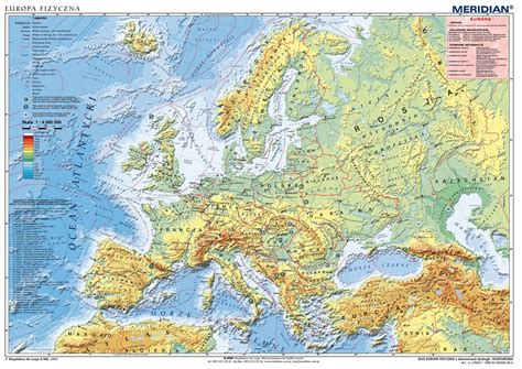 Europa Fizyczna Z Elementami Ekologii Europa Konturowa Wydawnictwo Edulex