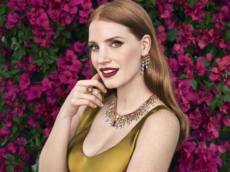 Green Eyes Actress Jessica Chastain Redhead Wallpaper