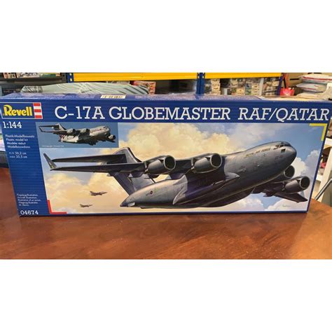 Revell 04674 Boeing C 17 Globemaster Qatar Raf 1 144 Shopee Malaysia