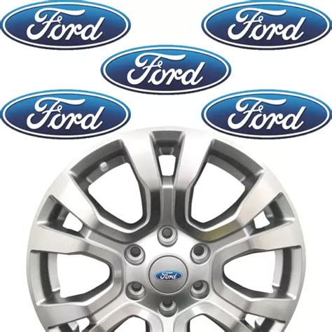 Kit Adesivo Emblema Resinado Roda Ford X Cm Und Cl