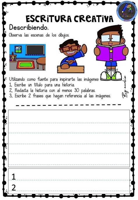 MATERIAL PARA TRABAJAR LA ESCRITURA CREATIVA Imagenes Educativas