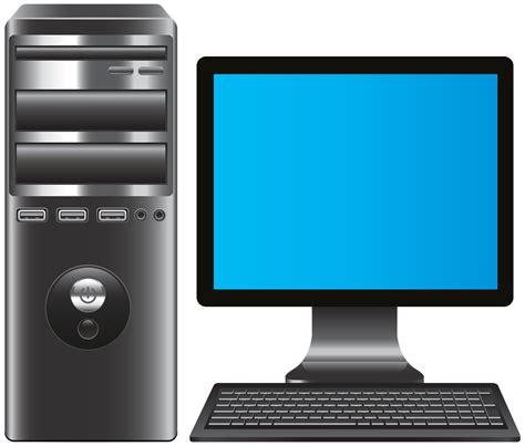 Desktop Computer Clip Art Free