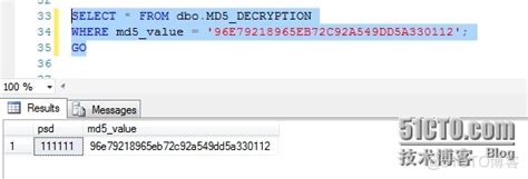 Sql Server实现 Md5解密 Sql语句md5加密kcoufee的技术博客51cto博客