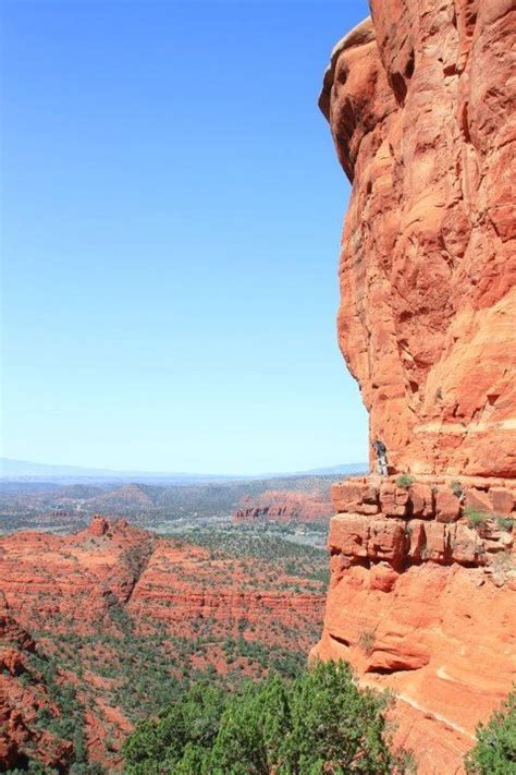 Climbing Cathedral Rock In Sedona Places To Visit Natural Landmarks