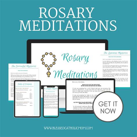 Rosary Meditations pdf - Blessed Catholic Mom