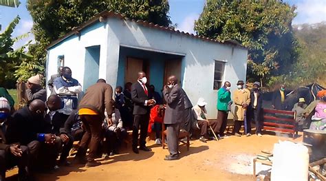 Pictures The People’s President Advocate Nelson Chamisa Attends His Uncle’s Funeral In Bikita