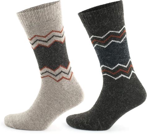 Lot De Paires De Chaussettes D Hiver En Laine D Alpaga Pour Homme