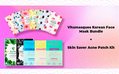 Vitamasques Korean Face Mask Bundle Juicy Face Sheet