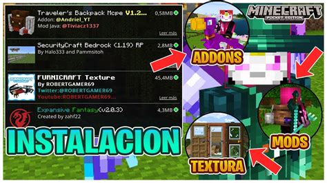 Como Instalar Addons Y Texturas Para Minecraft Pe F Cil Y R Pido