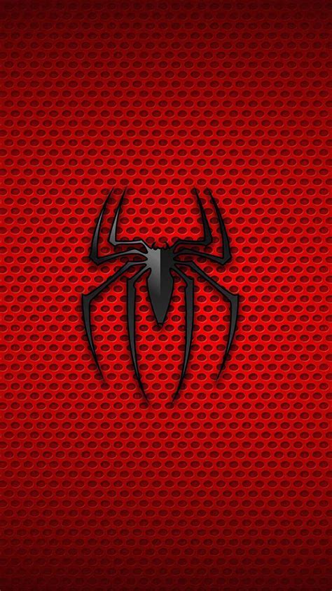 Spiderman Logo Background iPhone Wallpaper - iPhone Wallpapers