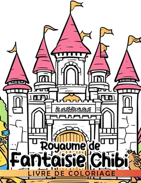 Livre De Coloriage Royaume De Fantaisie Chibi Entrez Dans Un Monde De