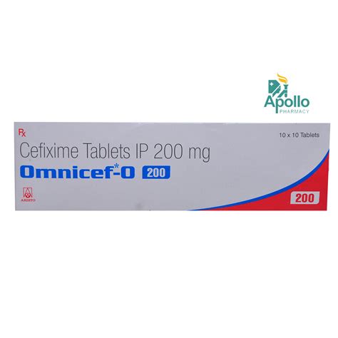 Omnicef O 200 Tablet 10 S Price Uses Side Effects Composition