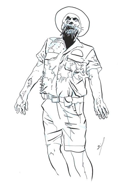 drawing zombie easy 3