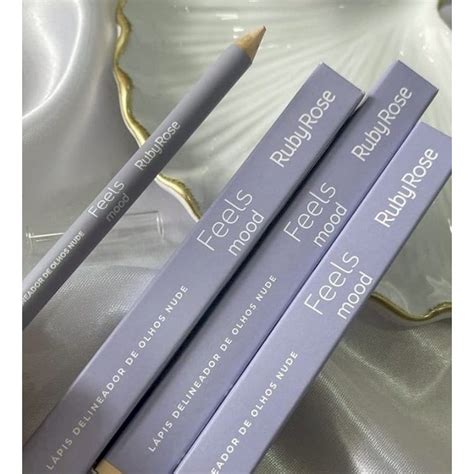 Lapis Delineador De Olhos Nude Feels Mood Ruby Rose Hb Shopee Brasil