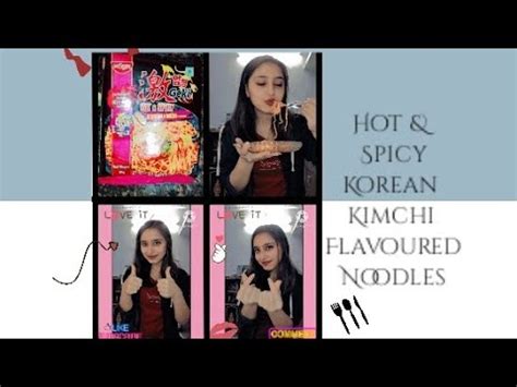Nissin Geki Hot N Spicy Korean Kimchi Noodles Korean Noodles Series Part1 YouTube