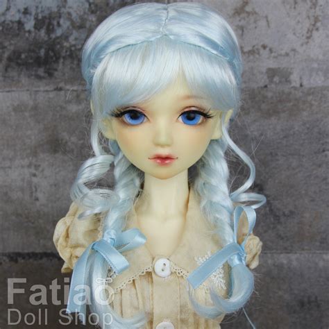 Fatiao New Dollfie Sd 1 3 Bjd Volks Pullip Dolls Wig Size 9 10 Light Blue Etsy